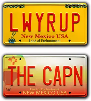 Во все тяжкие | LWYRUP + The CAPN | Металлические номерные знаки